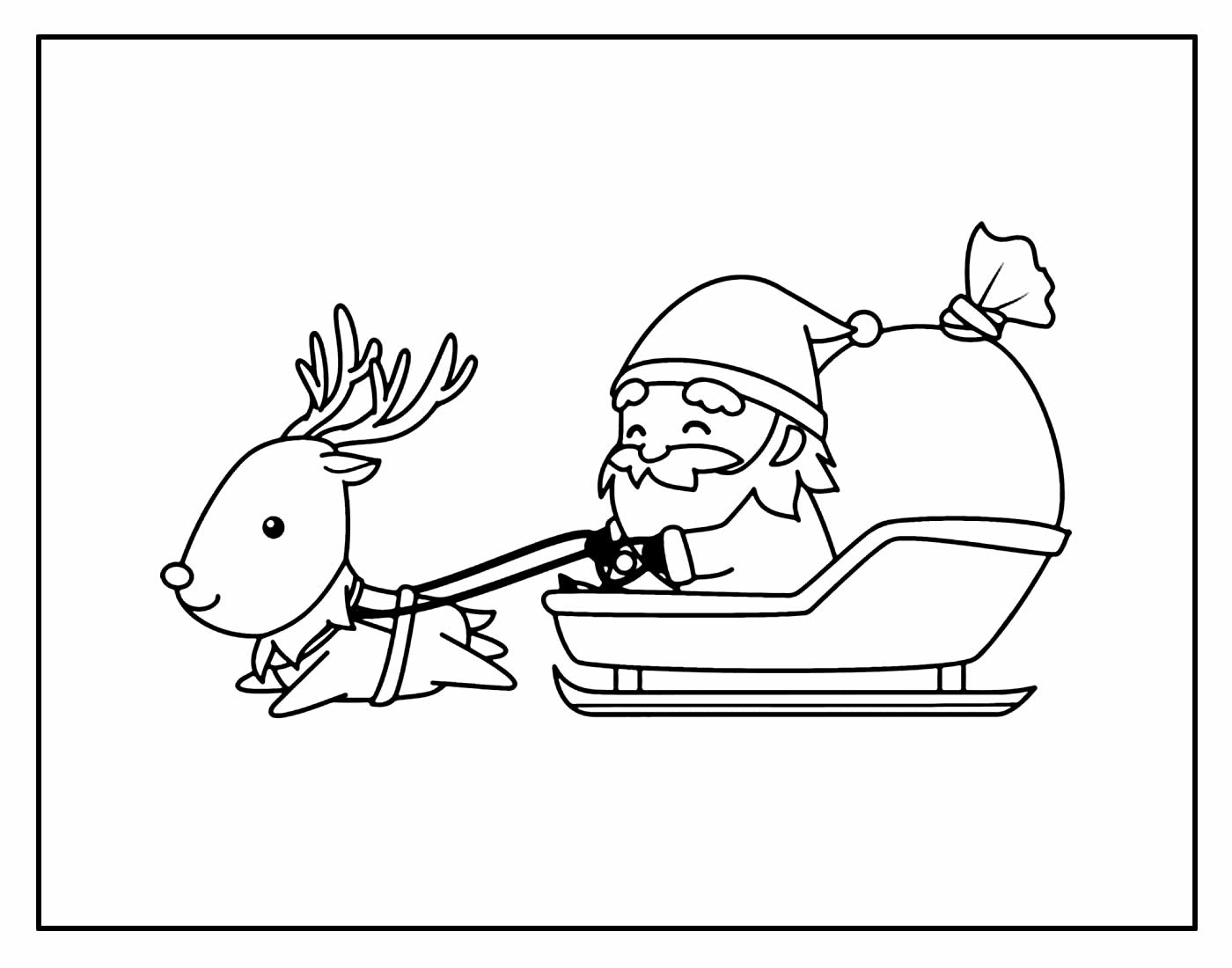 Imagens para colorir Papai Noel