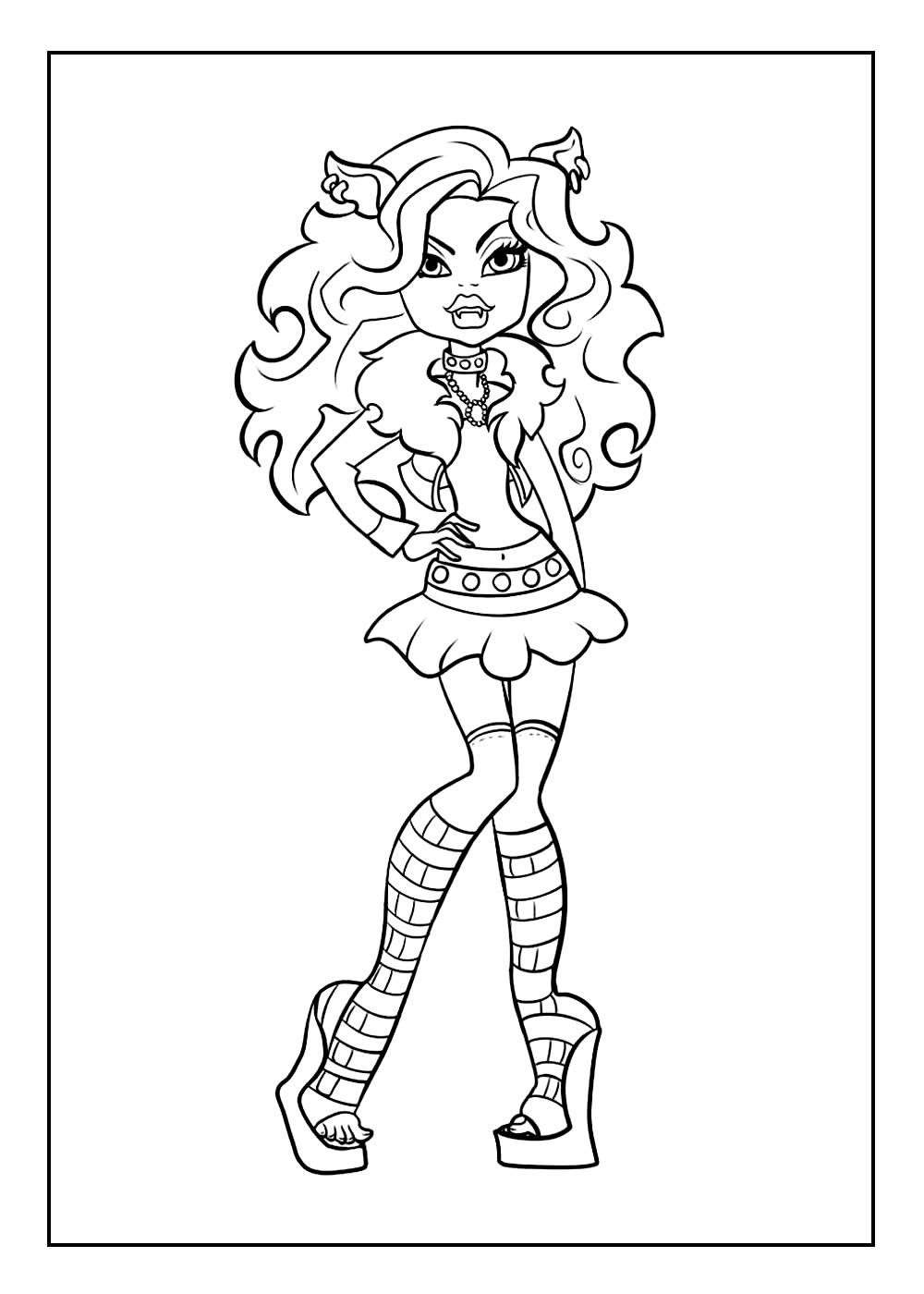 Desenhos para colorir Monster High