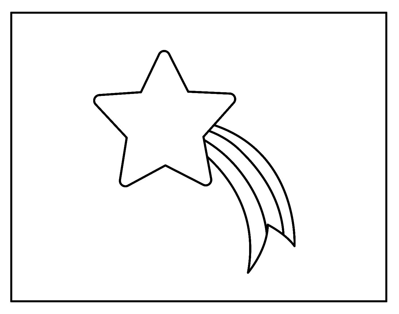 Desenho de Estrela de Natal para colorir