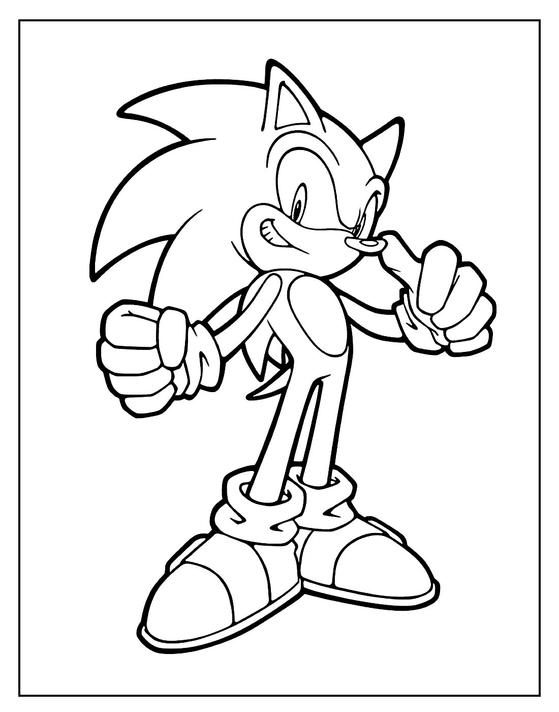 50+ Desenhos de Sonic para colorir - Como fazer em casa