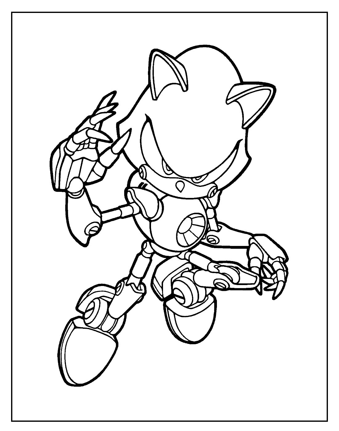 Desenho para colorir de Sonic