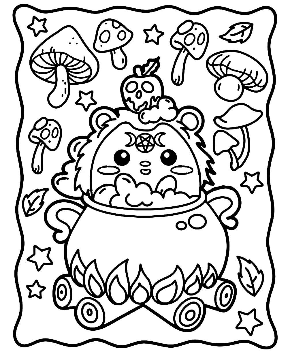 Desenhos kawaii para colorir: 50 Modelos incríveis que você vai amar