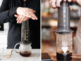 como fazer café na aeropress