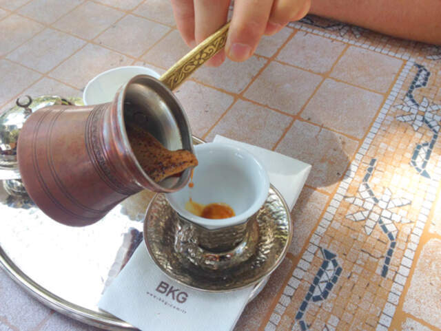 como fazer café turco