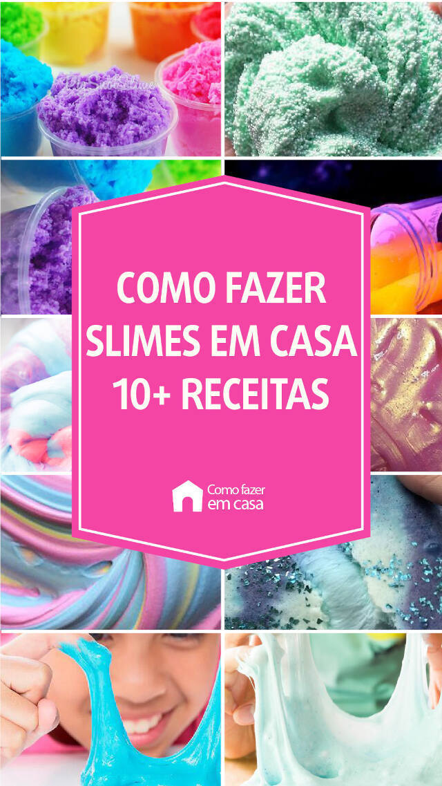 Receita de Slime - O Poder das Cores