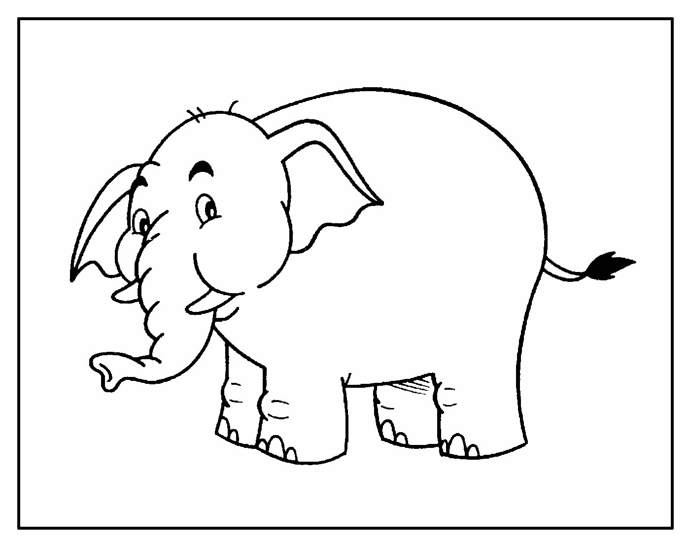 Desenho Elefante para colorir