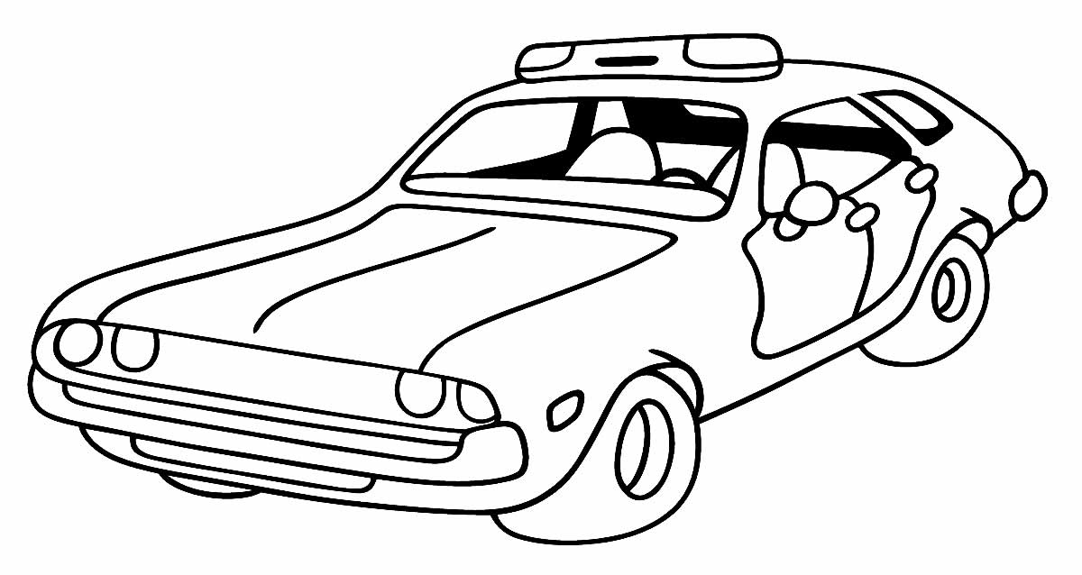 Desenhos Carros de Polícia