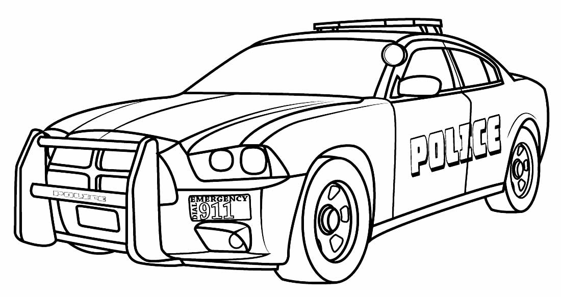 Desenhos de Carro Polícia - Como desenhar Carro Polícia passo a passo