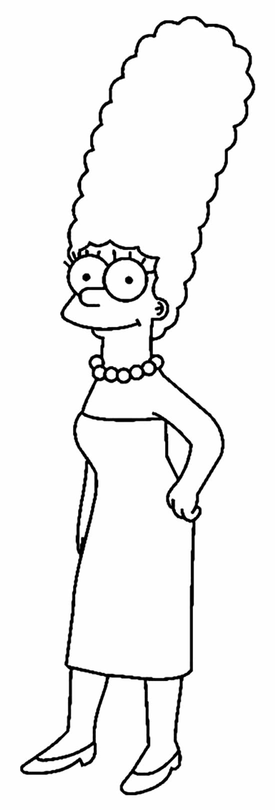 Desenhos dos Simpsons para colorir
