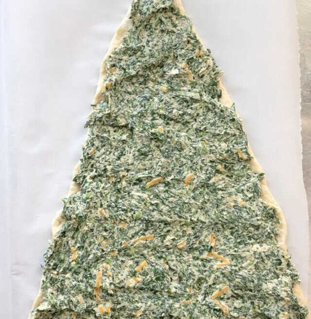pão de árvore de natal