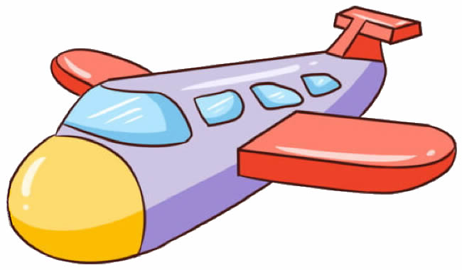 Desenho de Avião para colorir