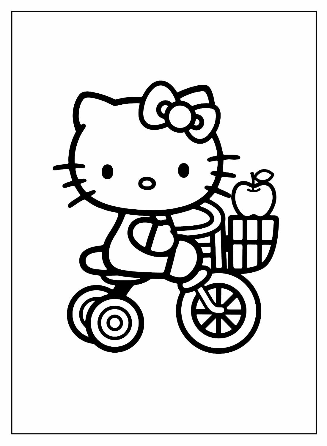 Desenhos Hello Kitty para pintar