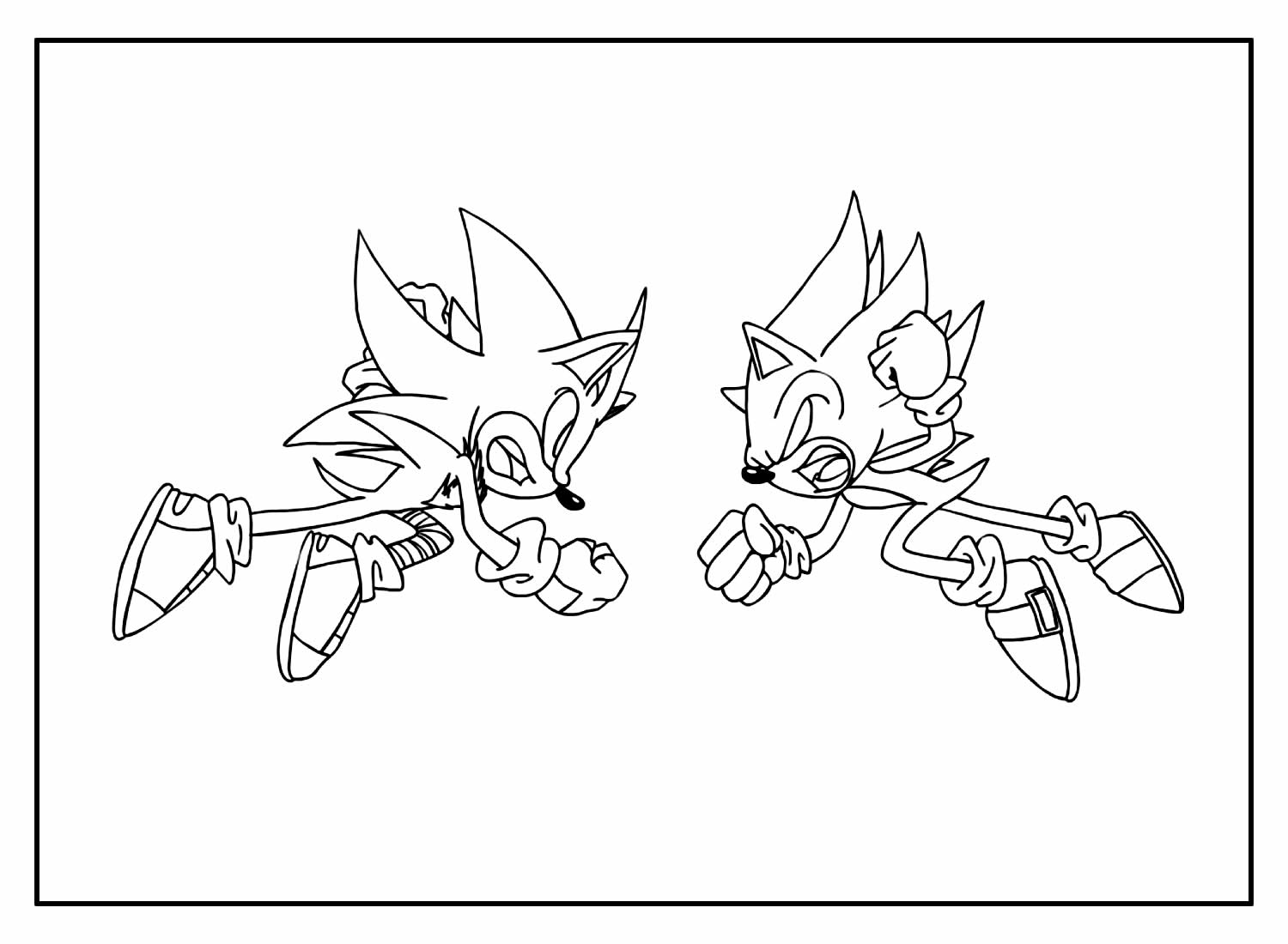 Desenho Sonic Colorir