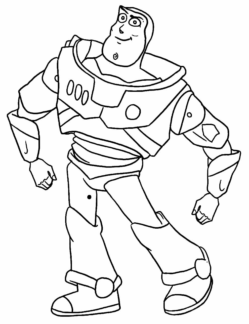 Buzz Lightyear para colorir e pintar