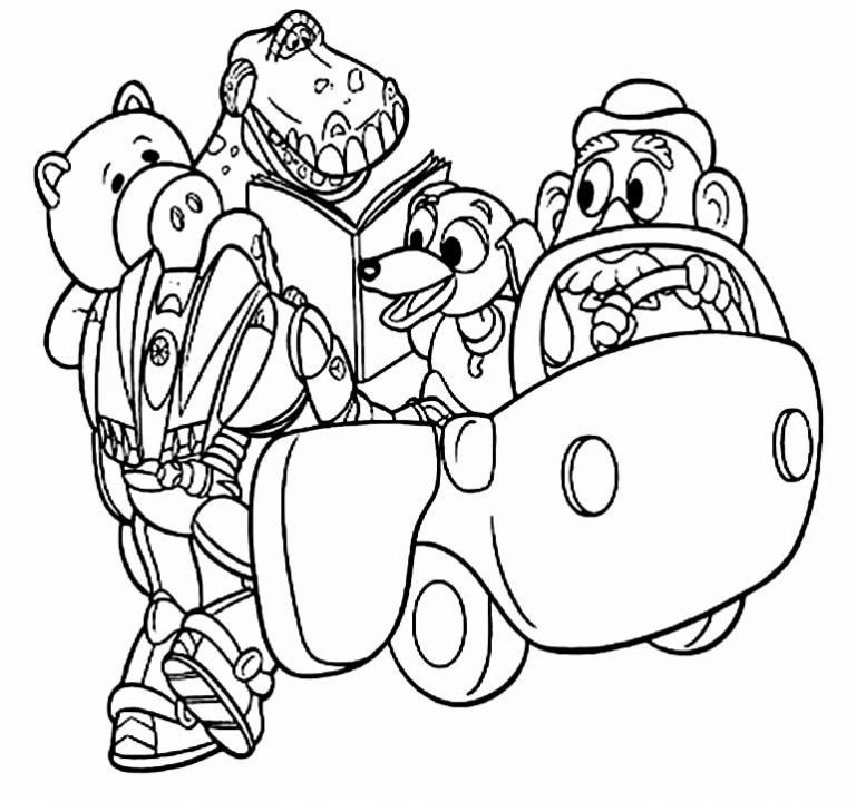 50+ Desenhos para colorir de Toy Story 4 - Como fazer em casa