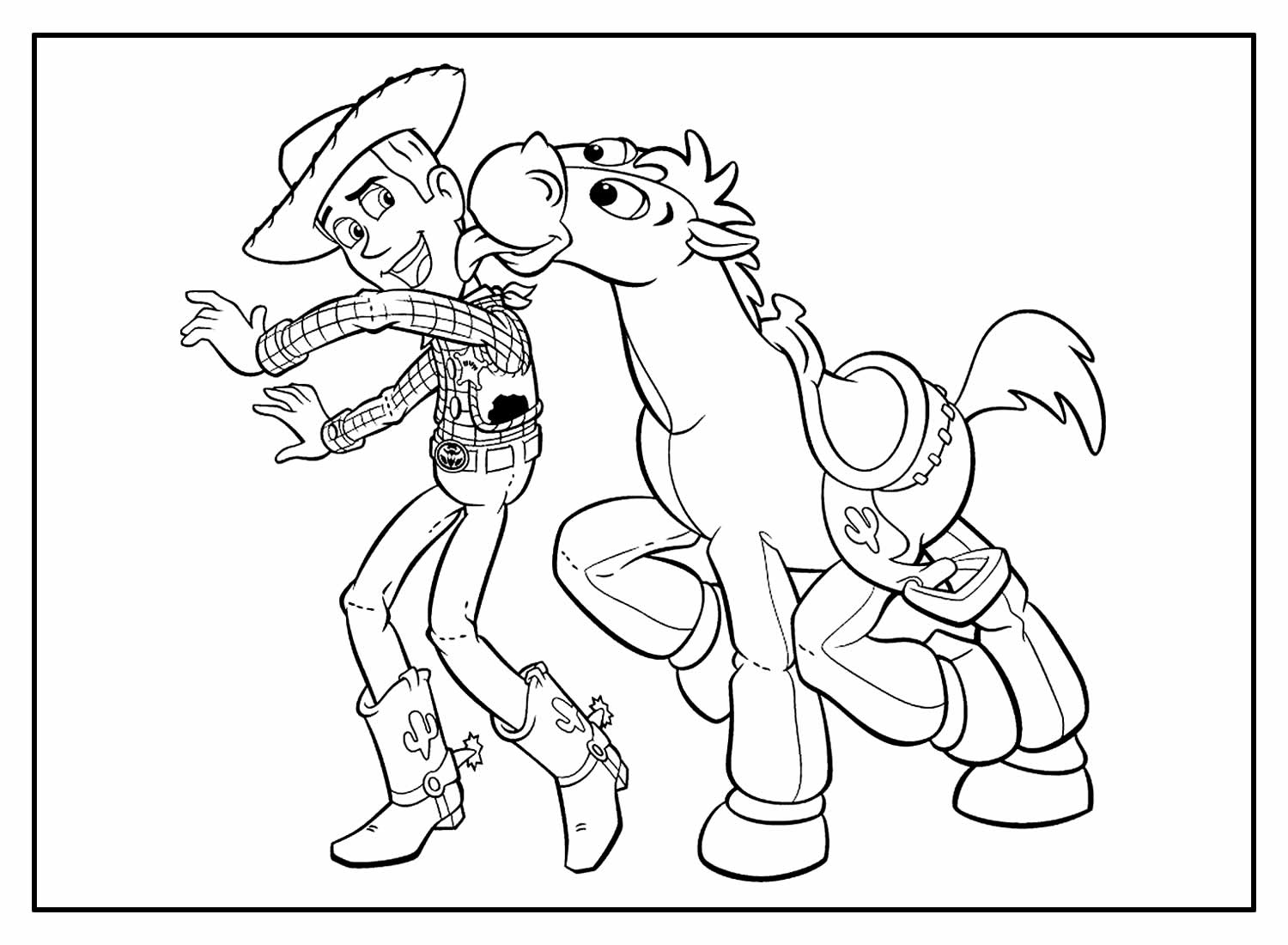 Desenhos de Toy Story para pintar e colorir