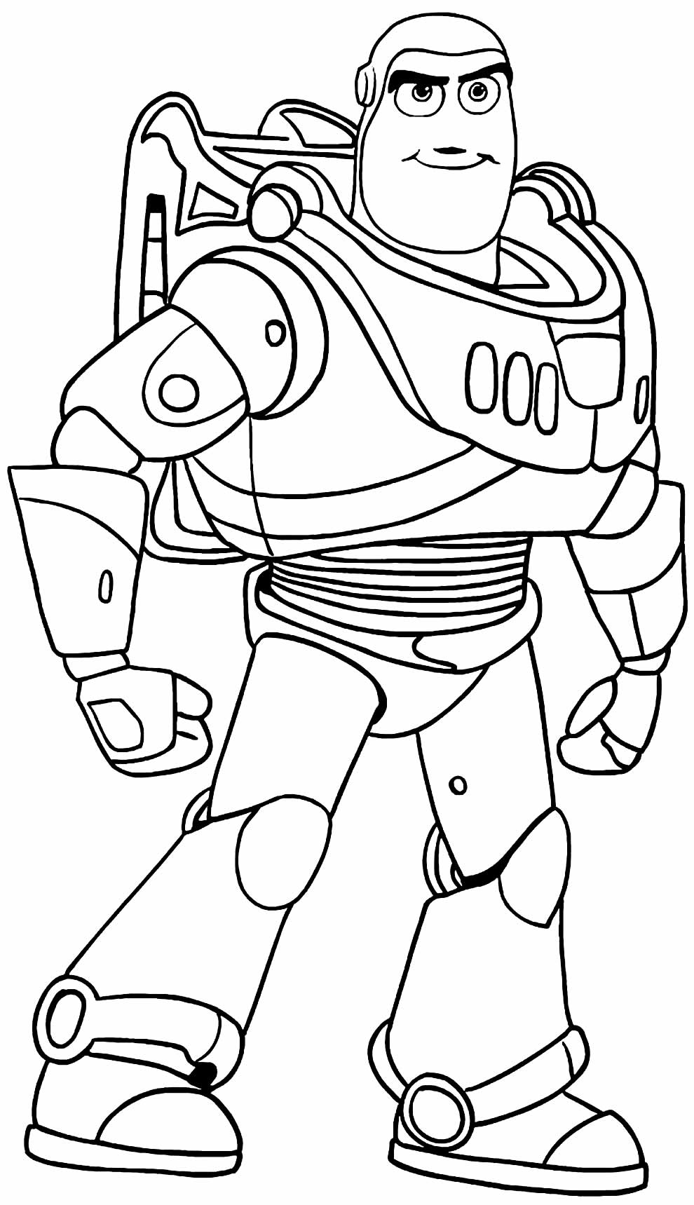 Desenho de Buzz Lightyear para colorir