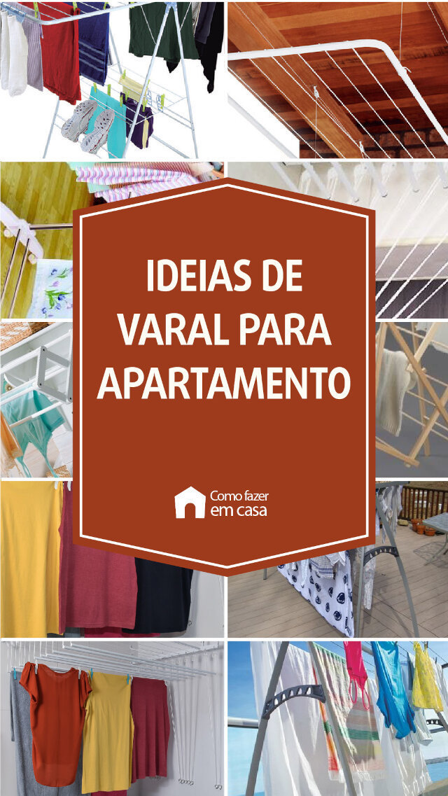 Ideias de varal para apartamento - Como fazer em casa