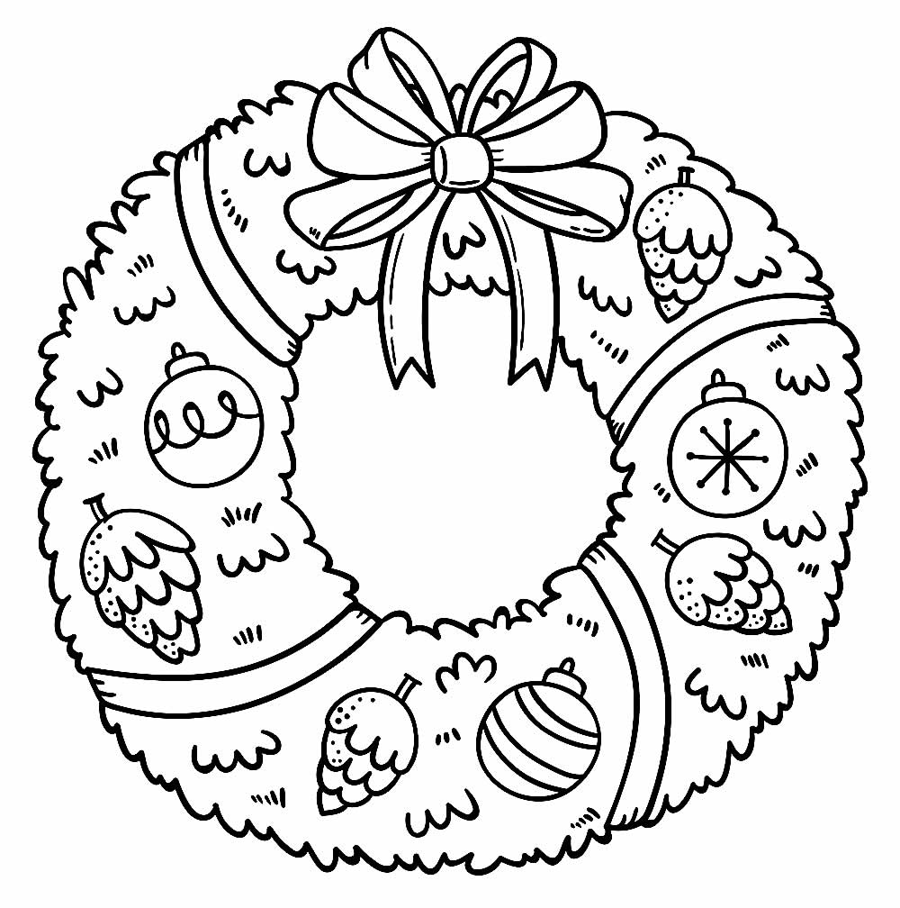 Desenhos de Guirlanda de Natal