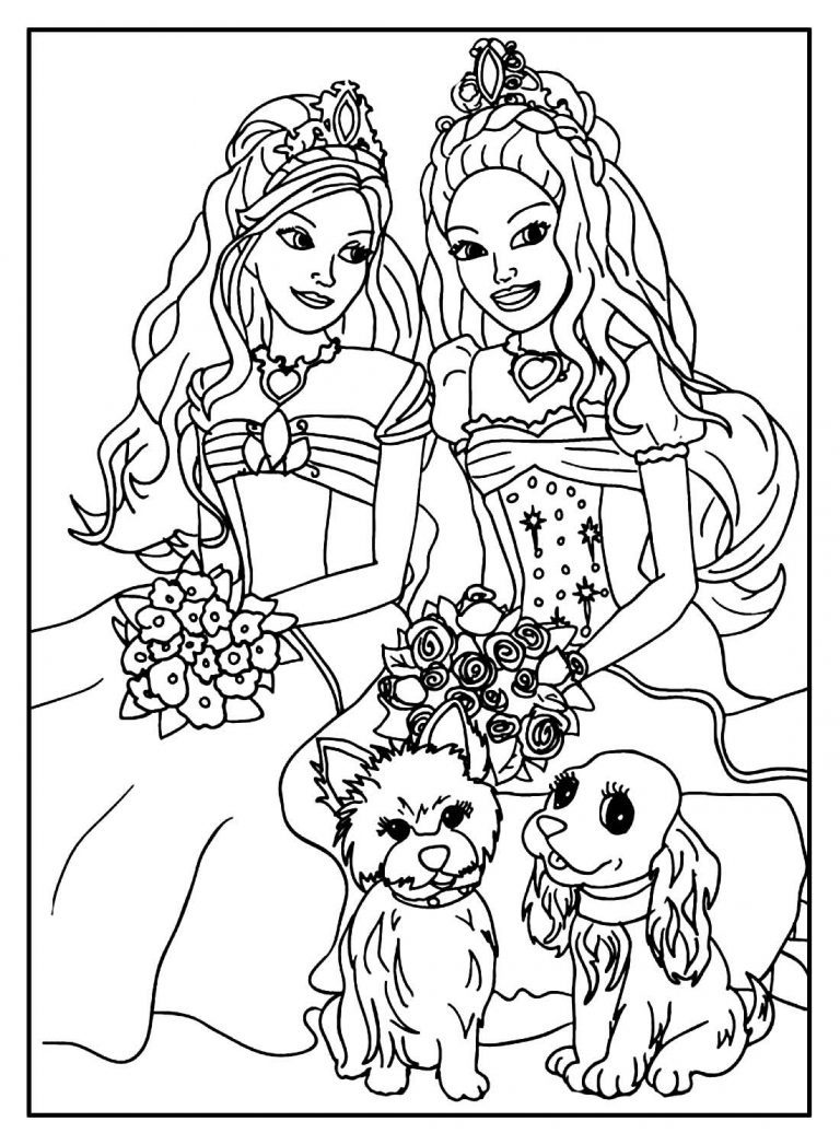 30+ Desenhos da Barbie para imprimir e colorir - Como fazer em casa