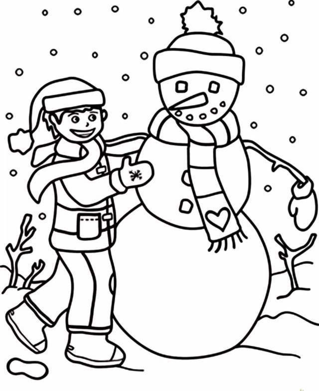 desenhos de bonecos de neve para o natal