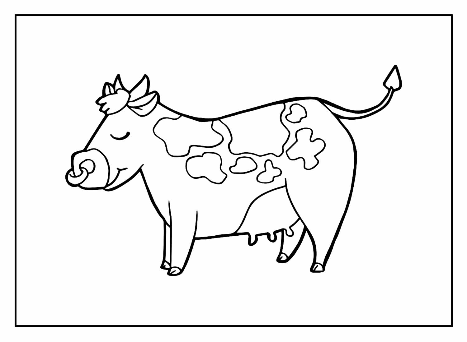 Desenhos Vaca Colorir