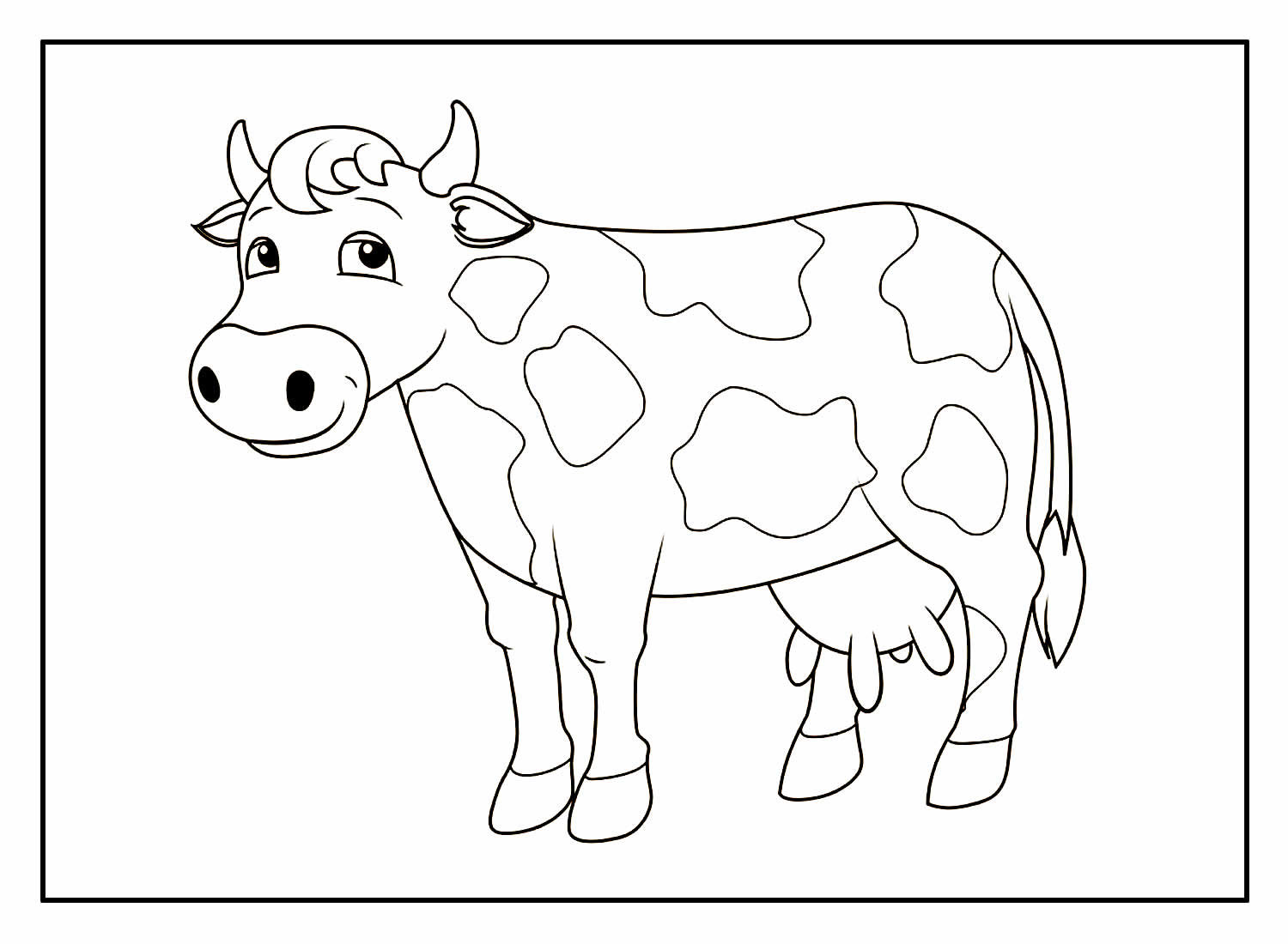 Desenhos Vaca Pintar