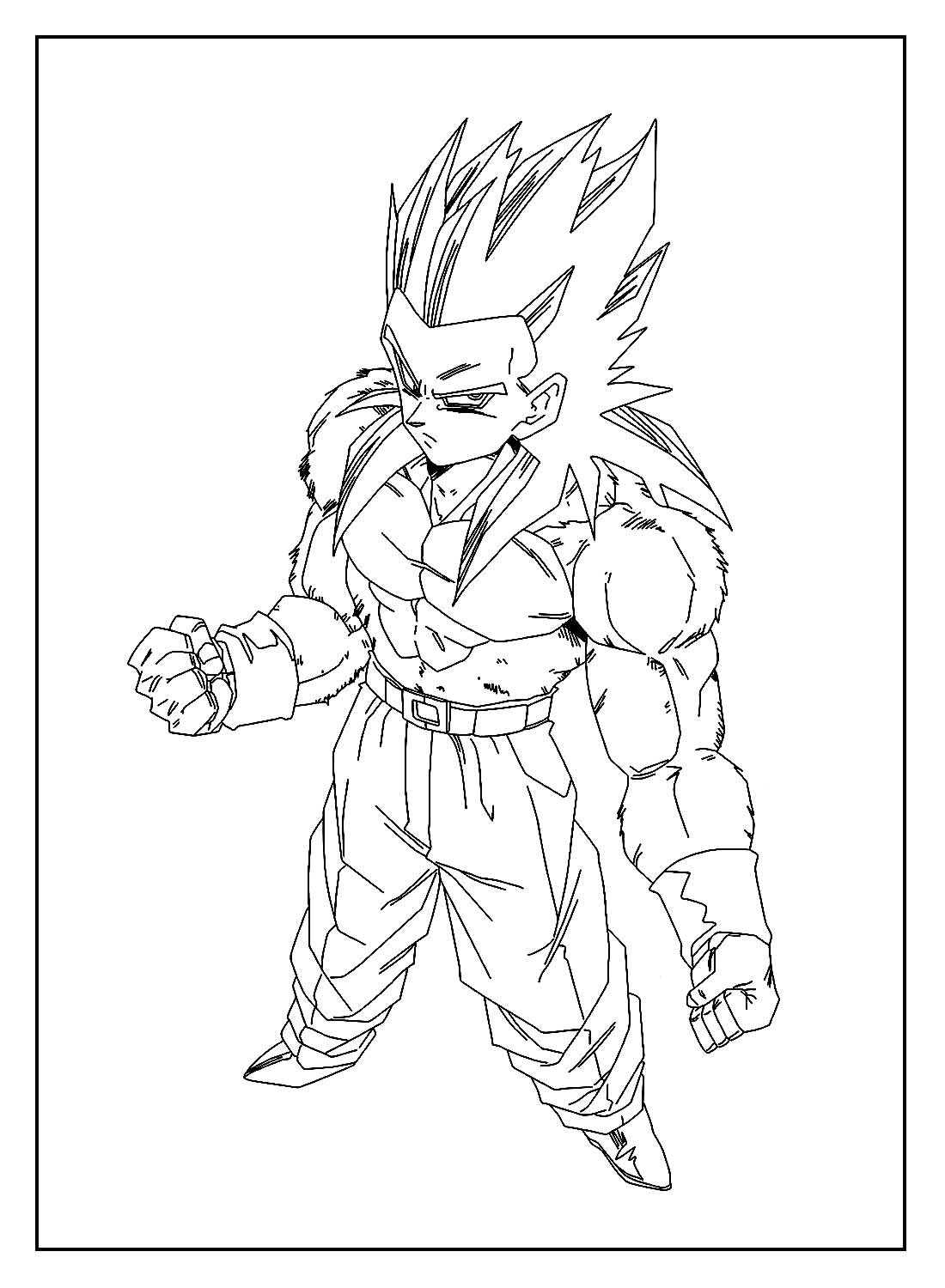 Desenhos para colorir Goku