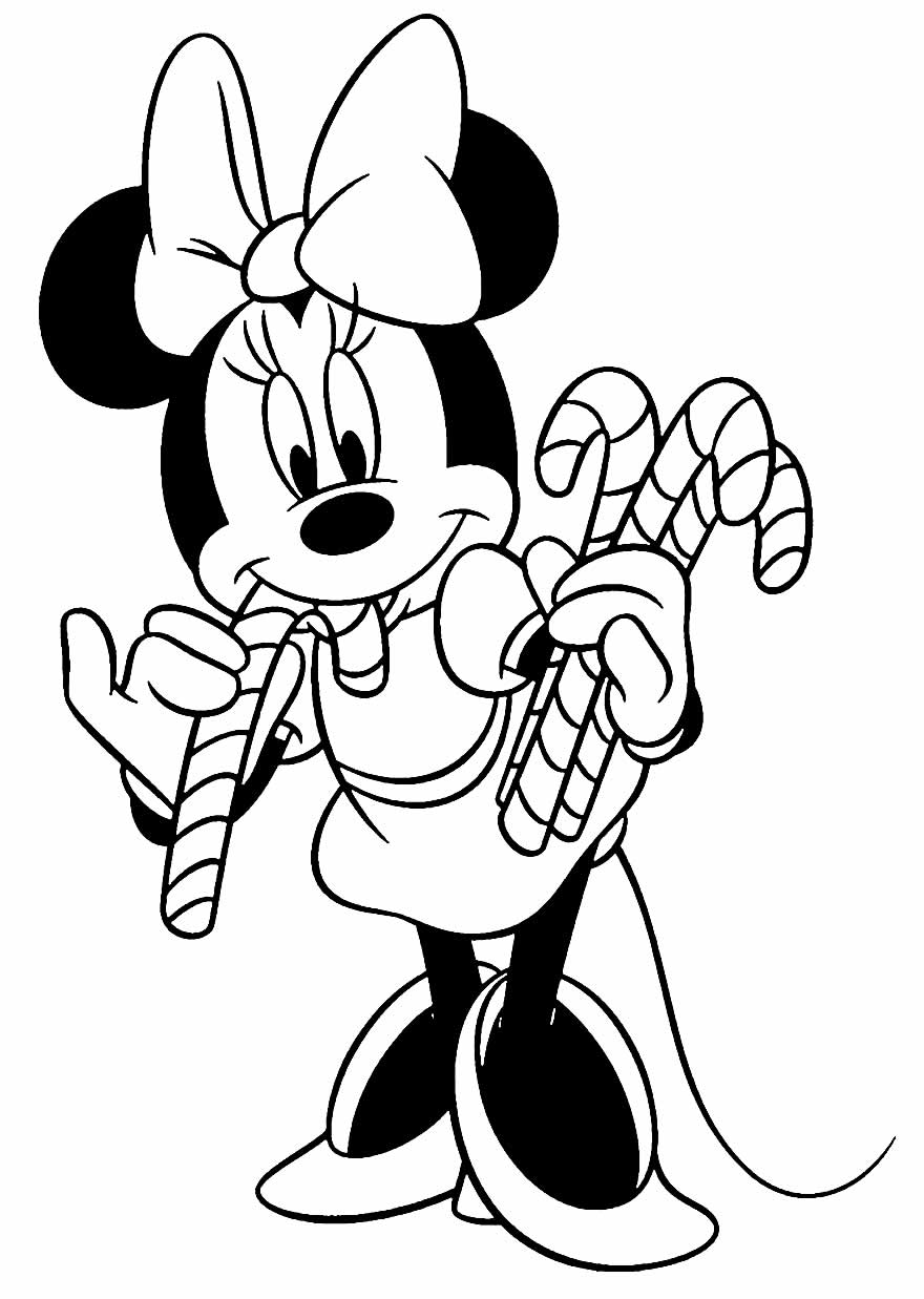 Desenho Minnie para colorir