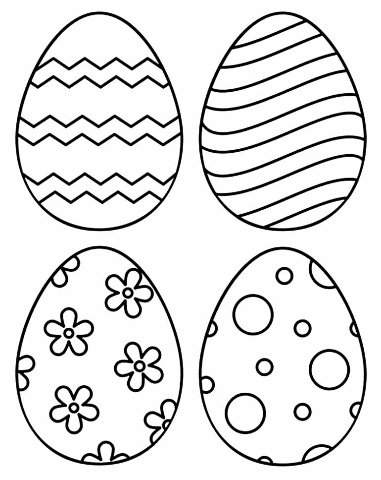 Desenhos de Páscoa para colorir