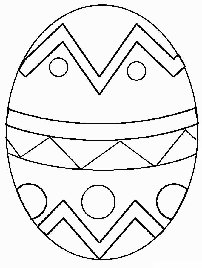 Desenhos para colorir Ovo de Páscoa
