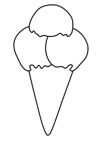 sorvete e picole para colorir