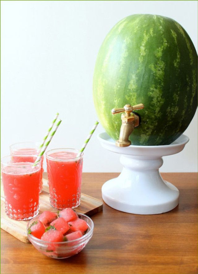 como fazer suqueira com melancia
