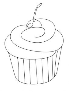 Desenhos De Cupcake Para Colorir Como Fazer Em Casa