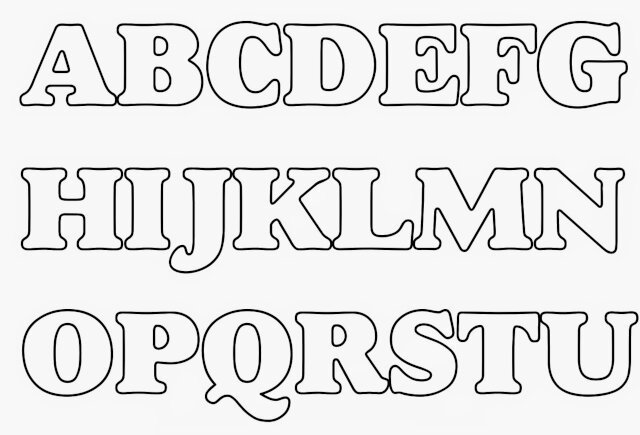 alfabeto completo para imprimir