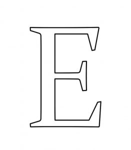 Moldes de letras grandes - Como fazer em casa
