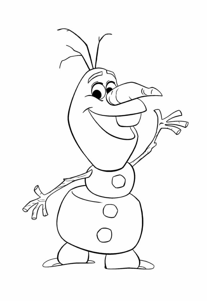 Desenho de Olaf