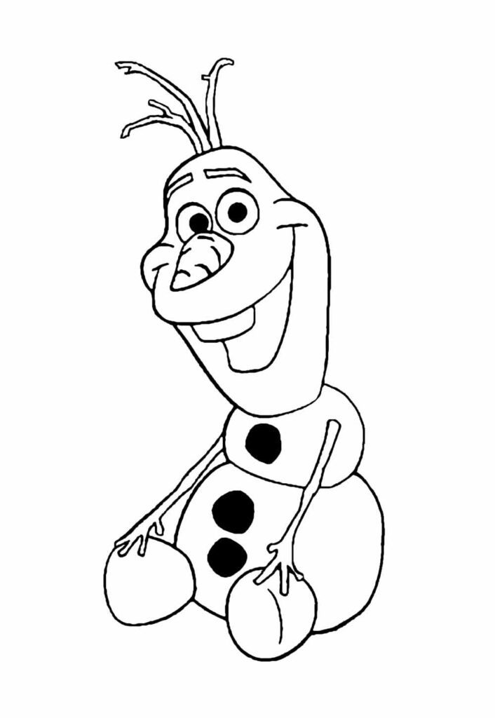 Desenho de Olaf