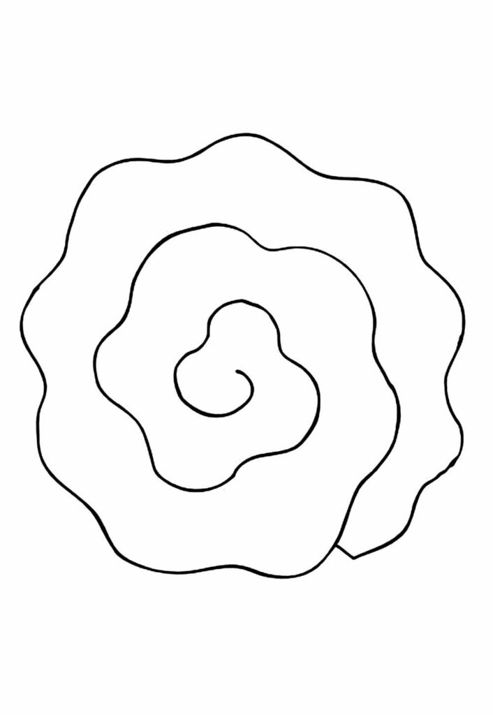 Molde Flor Espiral