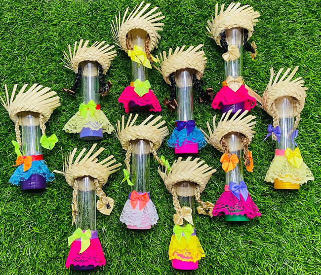 Lembrancinha com Tubete - Festa Junina