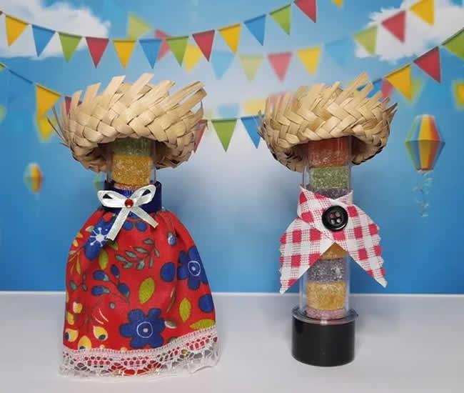 Lembrancinha com Tubete - São João