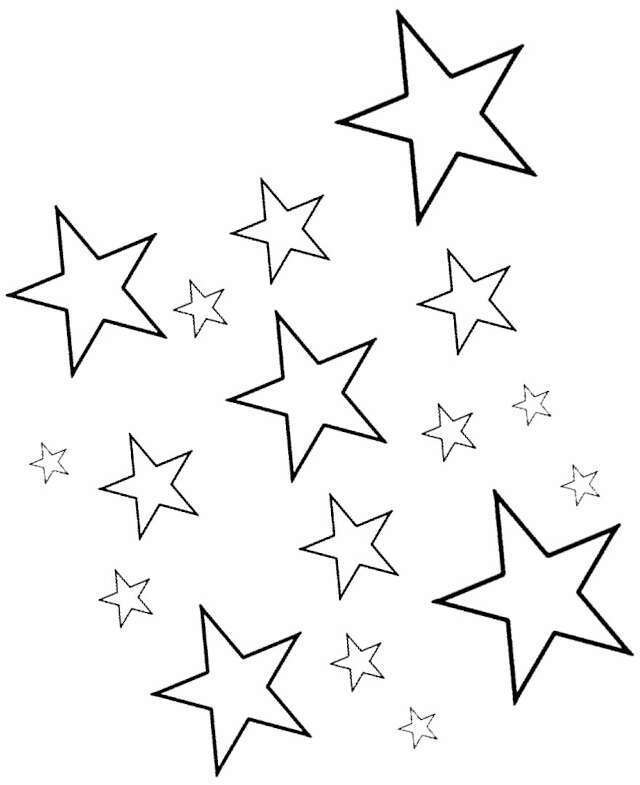 moldes de estrela para imprimir
