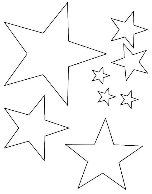moldes de estrelas para imprimir