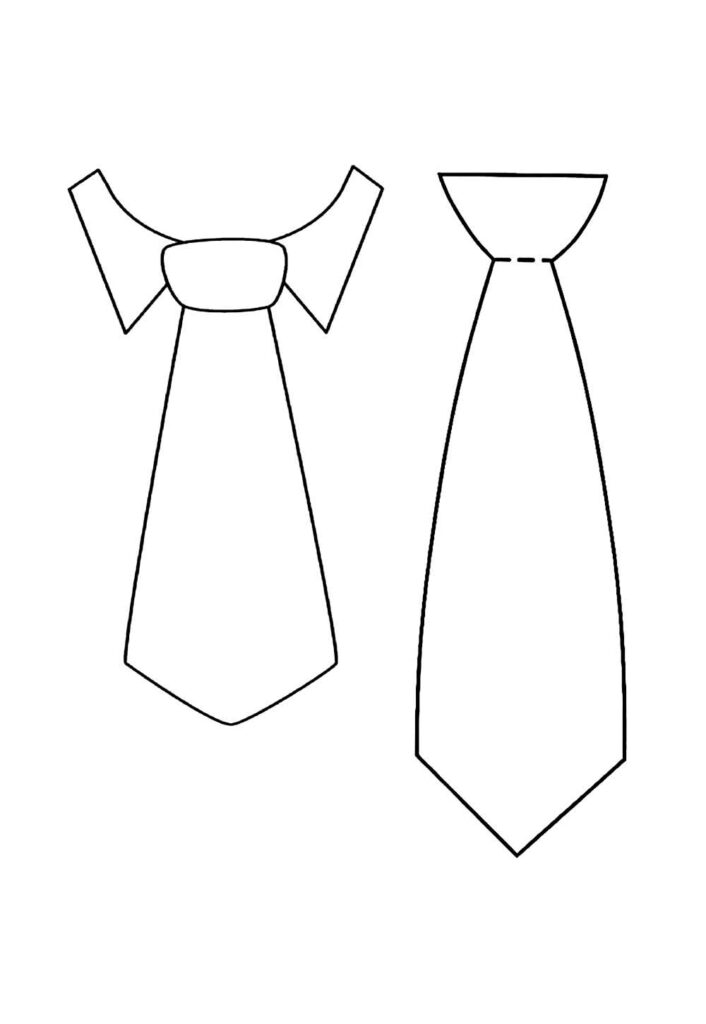 Moldes de Gravatas para Dia dos Pais