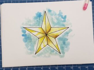 como desenhar uma estrela de 5 pontas