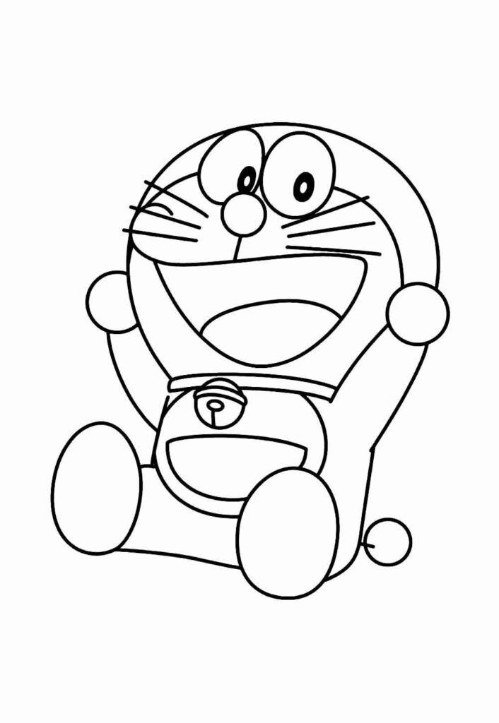 Desenho de Anime para colorir - Doraemon