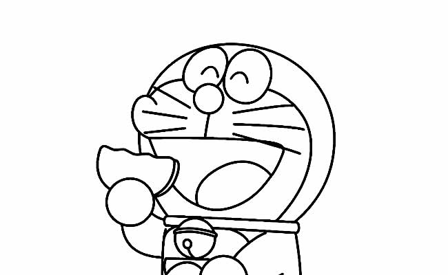 Desenhos de Doraemon para pintar