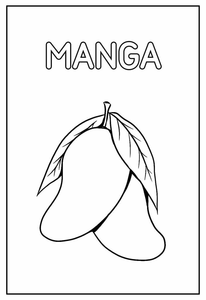 Desenho de Manga para colorir