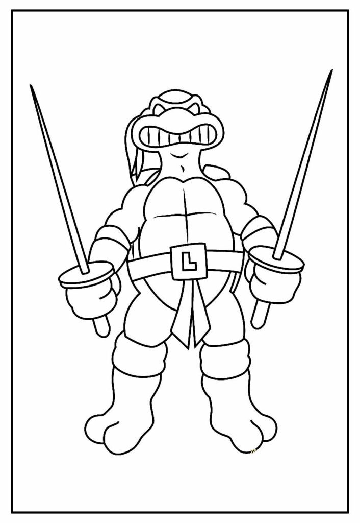 Desenho Tartarugas Ninja