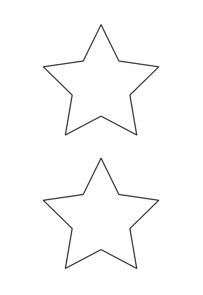 Moldes Estrelas Imprimir